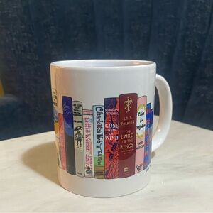 Literary classic mug for hot beverages